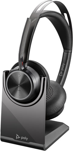 POLY Voyager Focus 2 USB-C with charge stand Headset Wireless Head-band Office/Call center USB Type-C Bluetooth Charging stand Black POLY Voyager Focus 2 USB-C with charge stand Headset Wireless Head-band Office/Call center USB Type-C Bluetooth Charging stand Black